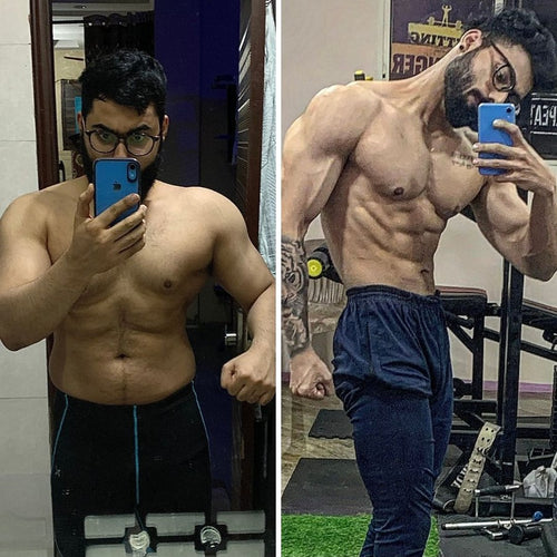 Client before and after