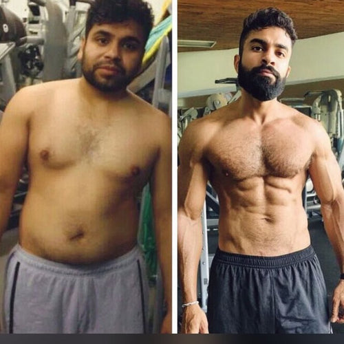 Client before and after