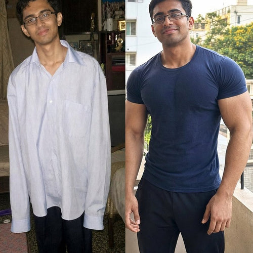 Client before and after
