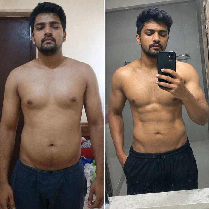 Client before and after