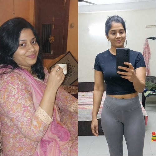 Client before and after