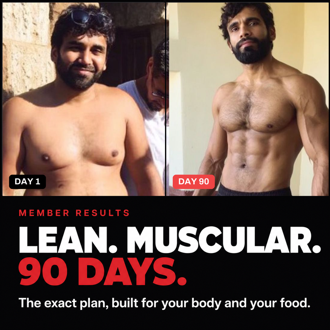 Lean and muscular in 90 days - member transformation day 1 to day 90