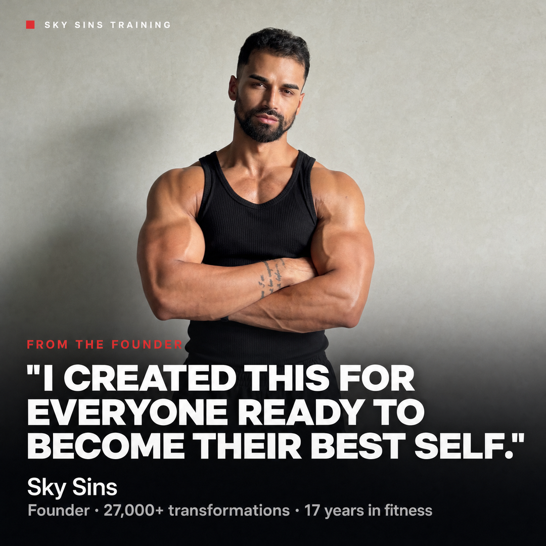 From the founder Sky Sins - I created this for everyone ready to become their best self