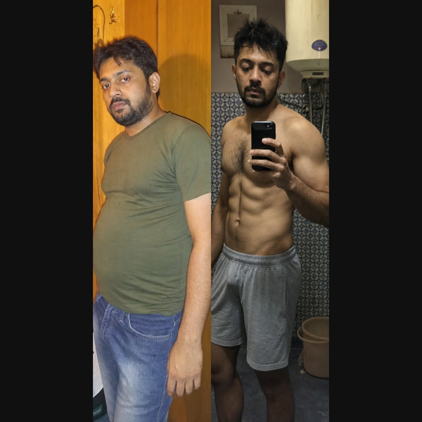 Client before and after