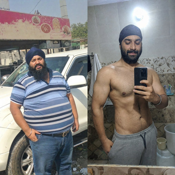 Client before and after