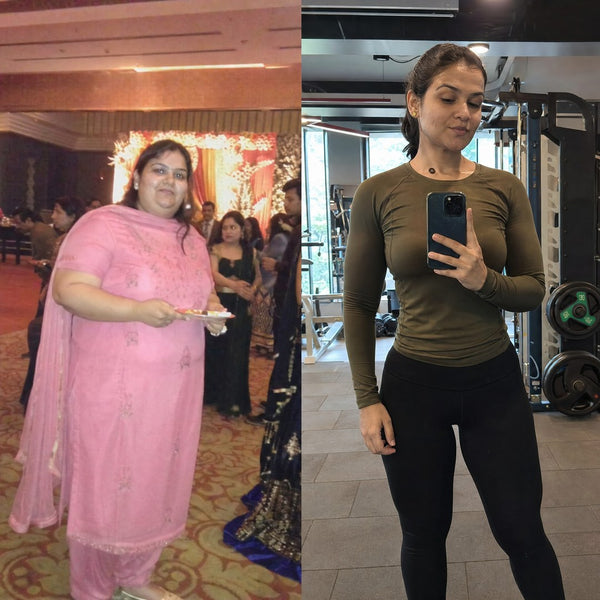 Client before and after